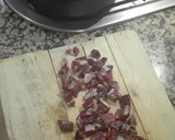 Foto del paso 3 de la receta: Salteado de habitas tiernas con jamon