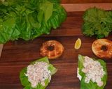A picture of step 13 of Mike's New Orleans Lobster, Shrimp & Crab Meat Po Boys.