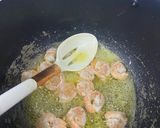 A picture of step 3 of Shrimp jollof.