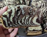 عکس مرحله 2 از دستور کیک زبرا در پلو پز