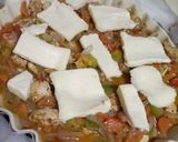 Foto del paso 3 de la receta: Tarta de pollo con verduras 🥕🫑🧅🧄