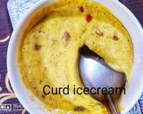 A picture of step 3 of Banana curd ice-cream.