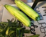 Une image de l'étape 2 de Salade du jardin (tomates, concombre, poivrons, basilic).