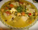 Foto del paso 4 de la receta SOPA DE ESPINACA, PORRONES Y TOCINO CON PANTRUCAS