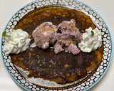 A picture of step 3 of Coconut Cocoa Pancake (Snack Attack Edition).