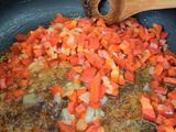 Pollo con samfaina o pisto