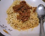 Foto langkah ke 3 dari resep Bakmi ayam geprek matah.