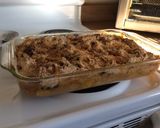 A picture of step 2 of Frank’s Apple Peach Cobbler w/secret ingredient.
