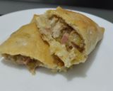 Foto del paso 14 de la receta: Empanadas🥟 xl de atún🥙 salchicha🍗pollo🌰cebolla y queso🧀