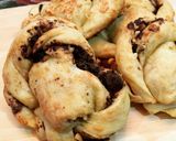 Foto langkah ke 5 dari resep Chocolate swirl buns💞💞💞.