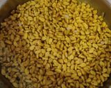 A picture of step 1 of Methi Sprouts Usal.