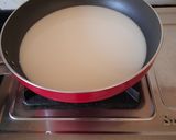 A picture of step 2 of Litchi in Malai Milk.