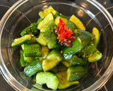 A picture of step 4 of Chilled Cucumber in Sauce.