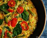 A picture of step 6 of Loaded Spanish Omelet.