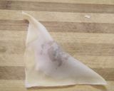 A picture of step 4 of Chicken wontons.