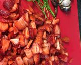 A picture of step 1 of Strawberries chutney/ chat.