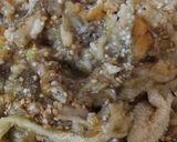 A picture of step 2 of Baigan bharta.