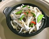 Hình bước làm 4 của món Nấm tiềm đậu