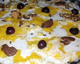 A picture of step 9 of Custard Cocoa trifle.