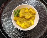 A picture of step 10 of BASIL PANEER (No onion no garlic).