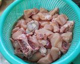 A picture of step 3 of Chicken ka salan.