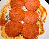 A picture of step 4 of Baked Pizza 🍕 Chicken Rollups.
