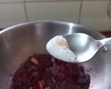 A picture of step 2 of Beetroot coconut chutney.