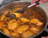 Foto del paso 10 de la receta Alitas de pollo con langostinos y shiitake