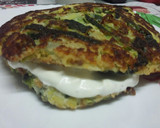 Foto del paso 5 de la receta: Pastel de tortitas de calabacín y salsa de yogurt