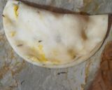 A picture of step 5 of Chicken Alu samosa.