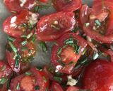 A picture of step 3 of Roasted tomato salad.