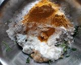 A picture of step 1 of Methi thepla.