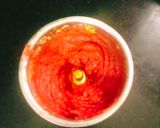 A picture of step 2 of Beetroot hummus.