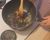 A picture of step 2 of Hot Desi Garlic Fried Rice.