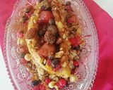 Φωτογραφία βήματος 6 της συνταγής Υγιεινό banana split πρωινό ♠️💜