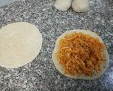 A picture of step 6 of Mooli ke parathay.