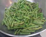 欖菜蝦米肉碎炒四季豆的食譜步驟4照片