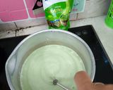 Foto langkah ke 2 dari resep Salad Buah Puding Matcha.