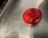 Une image de l'étape 6 de Saumon sauvage farci aux tomates et poivron rouge.