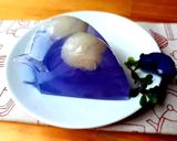 Hình bước làm 4 của món Rau câu Hoa ĐẬU BIẾC
