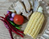 Foto langkah ke 1 dari resep 3. Tumis Ikan Asin Jambal Roti + Jagung.