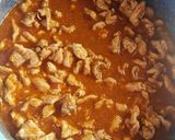 A picture of step 4 of Pork Steak in Morita Chile Sauce.