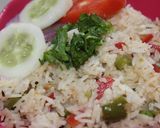 A picture of step 9 of Veg Pulav.