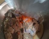A picture of step 2 of Tandoori kaleji.