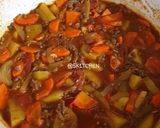 Foto langkah ke 6 dari resep Bistik Sapi Cincang Pedas.