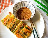Foto langkah ke 11 dari resep 205. Pa-Jeon/ Haemul Pajeon/Korean Scallion Pancake.