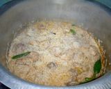 A picture of step 9 of Punjabi yakhni pulao.