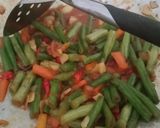 Foto langkah ke 3 dari resep 336. Tumis Buncis dan wortel asam manis (Isian nasi dus_3).