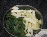 A picture of step 1 of Cool mint Kerry delight.