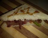 Toast withcaramelized onions,pizoila sauce and brawn.#kidsrecipe recipe step 10 photo